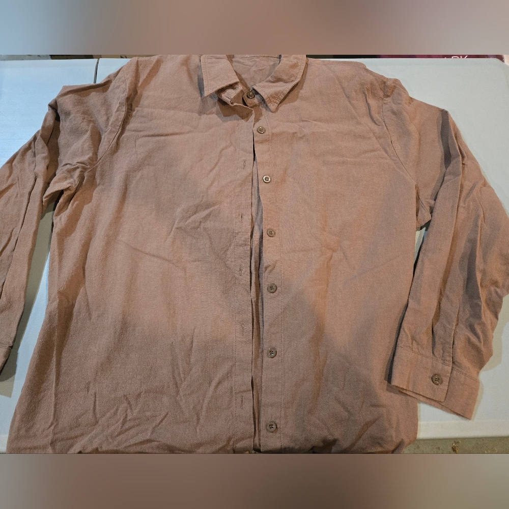 In'Voland Brown Button-Up Shirt 4c1